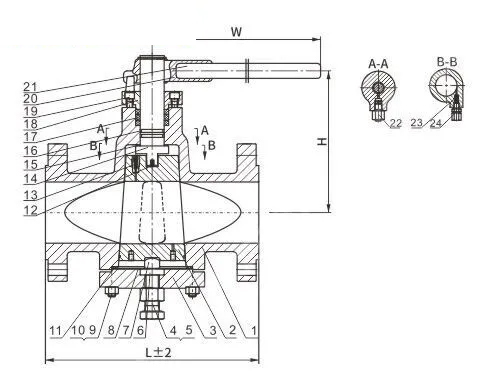 API 599 Lubricated Plug Valve, A216 WCB, 4 Inch, 300 LB, RTJ
