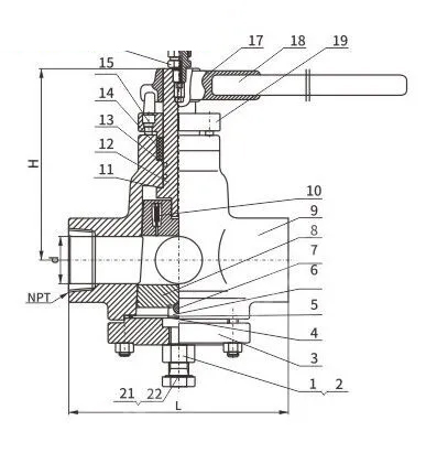 Pressure Balanced Lubricated Plug Valve, ASTM A105, 1-1/2 IN, CL600