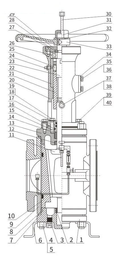 Reduced Bore Orbit Plug Valve, API 6D, WCB, 10 Inch, 600 LB