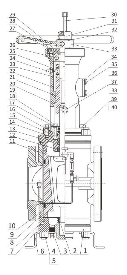 Twin Seal Orbit General Valve, API 599, WCB, 16 Inch, 100 LB