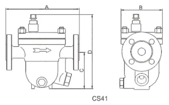 ASTM A216 WCB Steam Traps, ISO 6552, DN50, PN16, Free Float