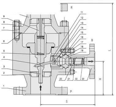 Automatic Recirculation Valve, 1-16 IN, 150-600 LB, Flanged