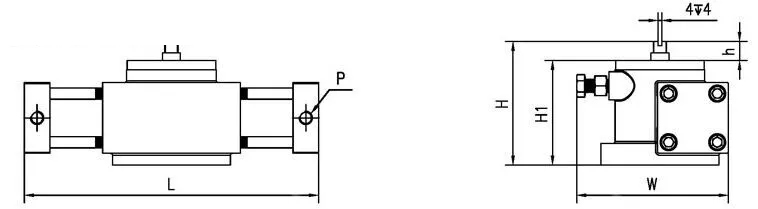 Double Acting Hydraulic Actuator, Max 400,000 Nm, 5-31.5 MPa