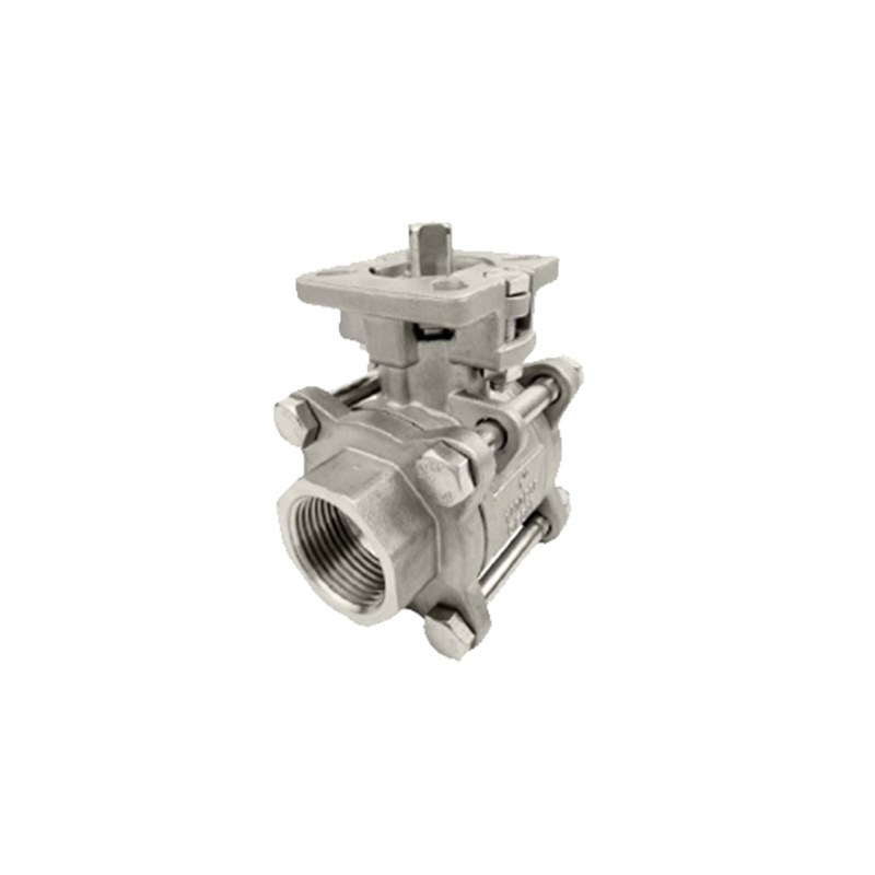 1000 WOG Ball Valves, ASTM A351 CF8, 1-1/2 IN, 3PC, Threaded