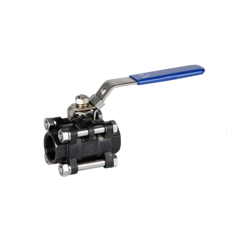 3 Piece Threaded Ball Valve, A216 WCB, 3/4 Inch, 1000 PSI, NPT