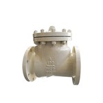 6 Inch Swing Check Valve, API 6D, ASTM A216 WCB, 150 LB, BB