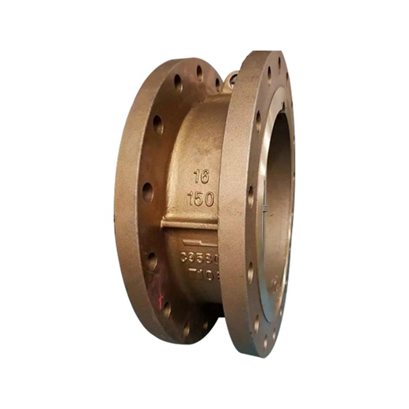Al-Bronze Dual Plate Check Valve, API 594, C95800, 16 IN, CL150, RF