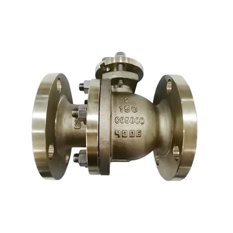 Al-Bronze Floating Ball Valve, API 6D, C95800, 2 IN, CL150