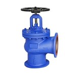 Angle Bellows Sealed Globe Valve, DIN 3356, GS-C25, DN300, PN16