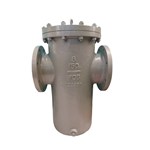 ANSI B16.34 Basket Strainer, ASTM A216 WCB, 8 IN, CL150, RF