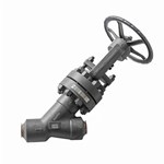 API 602 Y-type Globe Valve, ASTM A105N, DN50, PN400, BW Ends