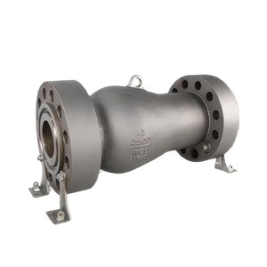 API 6D Axial Check Valve, ASTM A216 WCB, 10 IN, CL2500, RTJ