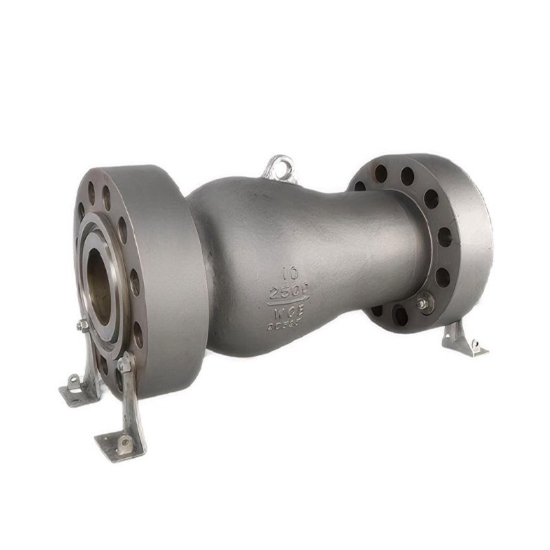 API 6D Axial Check Valve, ASTM A216 WCB, 10 IN, CL2500, RTJ