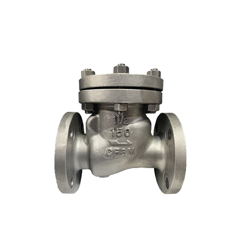 API 6D Swing Check Valve, ASTM A216 WCB, 1/2 IN, CL150, Bolted Bonnet
