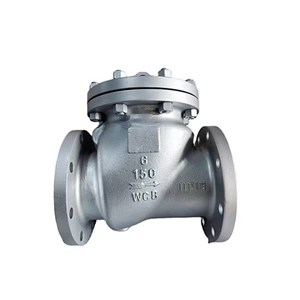 API 6D Swing Check Valves, A216 WCB, 6 IN, CL150 LB, BB, RF