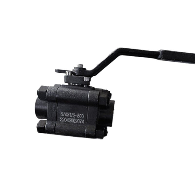 ASME B16.34 Ball Valve, 3 PC, ASTM A105N, 3/4 × 1/2 IN, CL600, SW