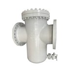 ASME B16.34 Basket Strainer, ASTM A216 WCB, 20 IN, CL300