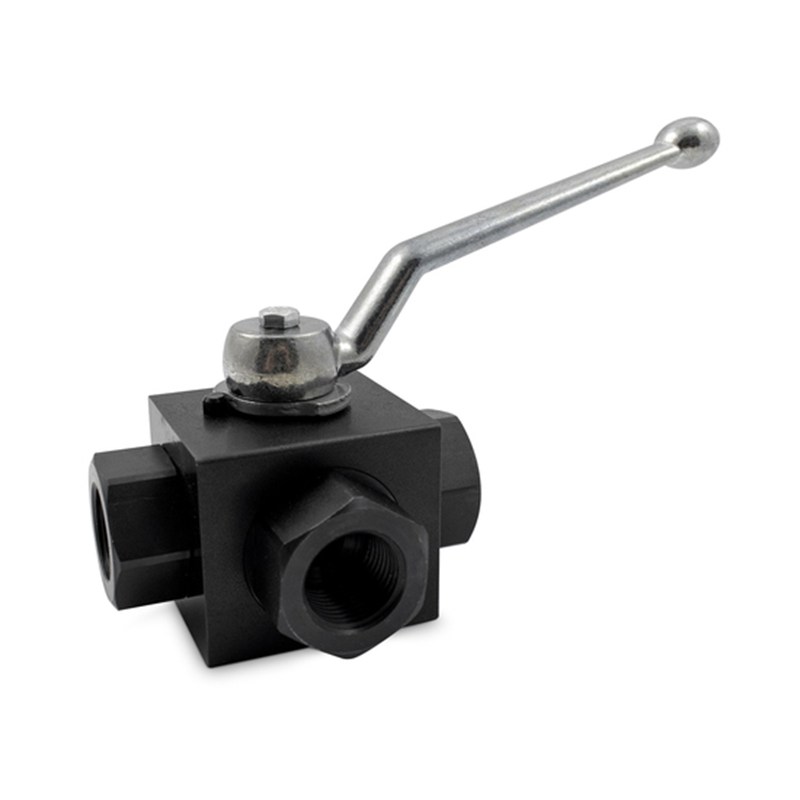 ASTM A105N Hydraulic Ball Valve, 3-Way, ASME B16.34, 6000 PSI