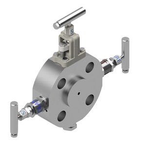 ASTM A182 F316 Monoflange Valve, Needle Type, CL900 LB, DBB