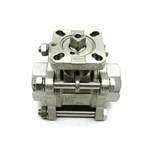 ASTM A182 F316L Ball Valves, ASME B16.34, 3 PCS, DN25, PN100