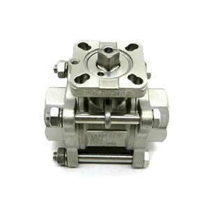 ASTM A182 F316L Ball Valves, ASME B16.34, 3 PCS, DN25, PN100