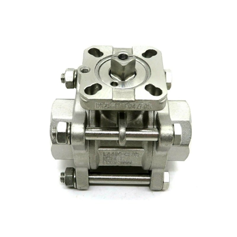 ASTM A182 F316L Ball Valves, ASME B16.34, 3 PCS, DN25, PN100