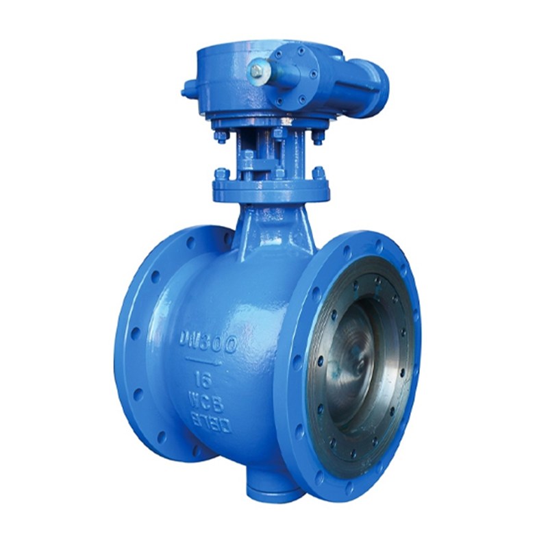 ASTM A216 WCB Segment Ball Valve, DN300, PN16, V Port, RF