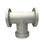 ASTM A216 WCB T Strainer, ASME B16.34, 12 Inch, CL600 LB, RF