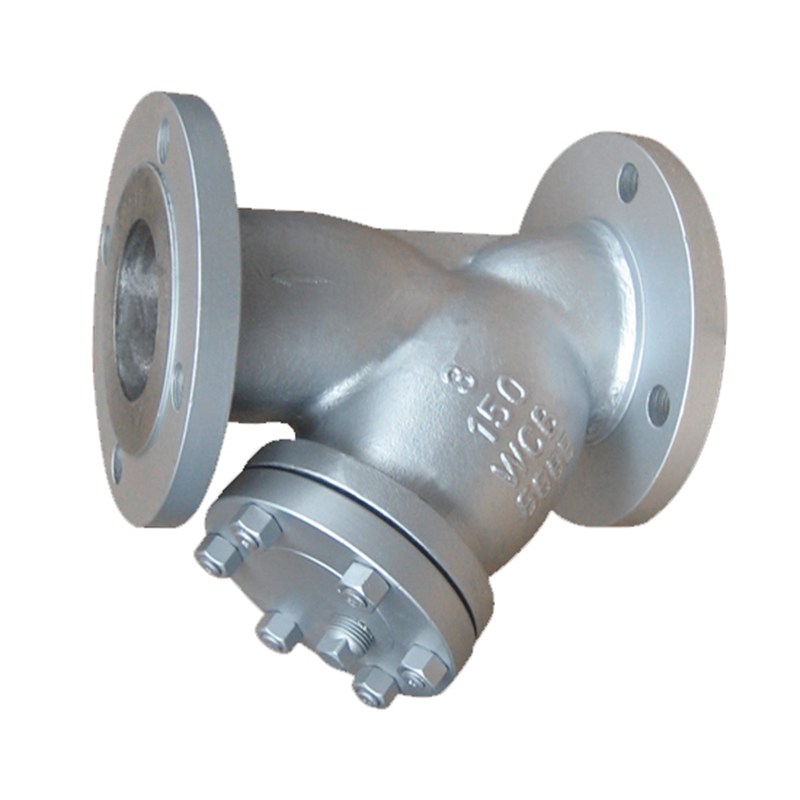 ASTM A216 WCB Y Strainer, ASME B16.34, SS 304 Screen, 3 IN, CL150