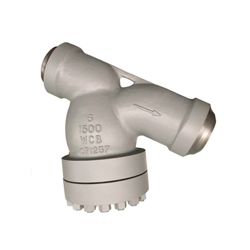 ASTM A216 WCC Y Strainer, ANSI B16.34, 6 Inch, CL1500 LB, BW