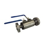 ASTM A350 LF2 DBB Ball Valves, API 6D, 1/2 × 3/3 IN, CL1500, Lever
