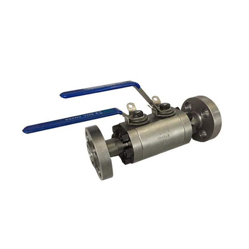 ASTM A350 LF2 DBB Ball Valves, API 6D, 1/2 × 3/3 IN, CL1500, Lever