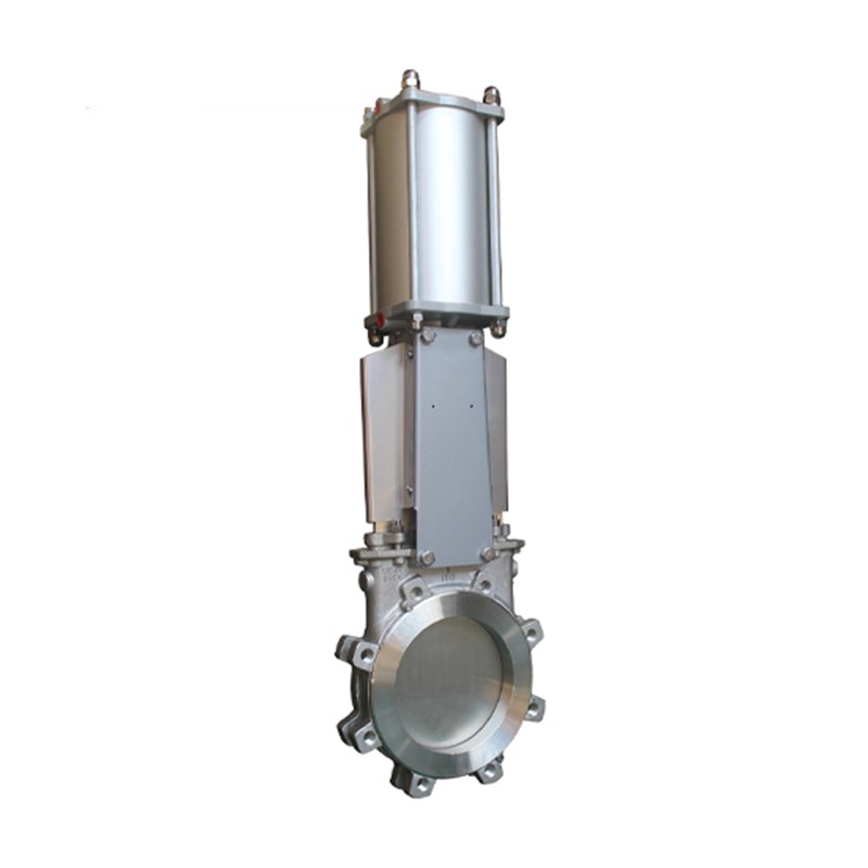 ASTM A351 CF8 Knife Gate Valves, 6 IN, CL150, Pneumatic, Lug