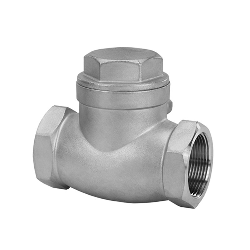 ASTM A351 CF8 Swing Check Valve, DN15, PN16, 1/2 Inch, BSPT