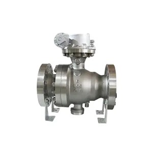 ASTM A351 CF8 Trunnion Ball Valve, API 6D, 6 IN, CL600, RF