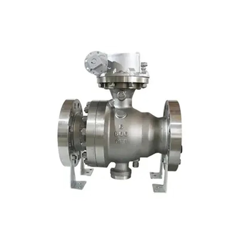 ASTM A351 CF8 Trunnion Ball Valve, API 6D, 6 IN, CL600, RF