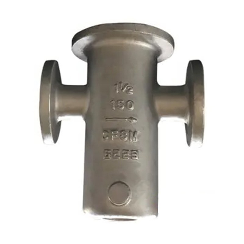 ASTM A351 CF8M Basket Strainer, ANSI B16.34, 1-1/2 Inch, 150 LB