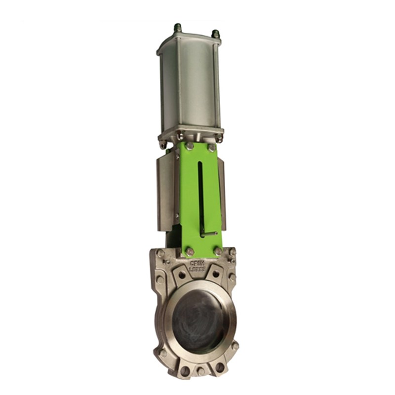 ASTM A351 CF8M Knife Gate Valves, 6 Inch, 150 LB, Pneumatic