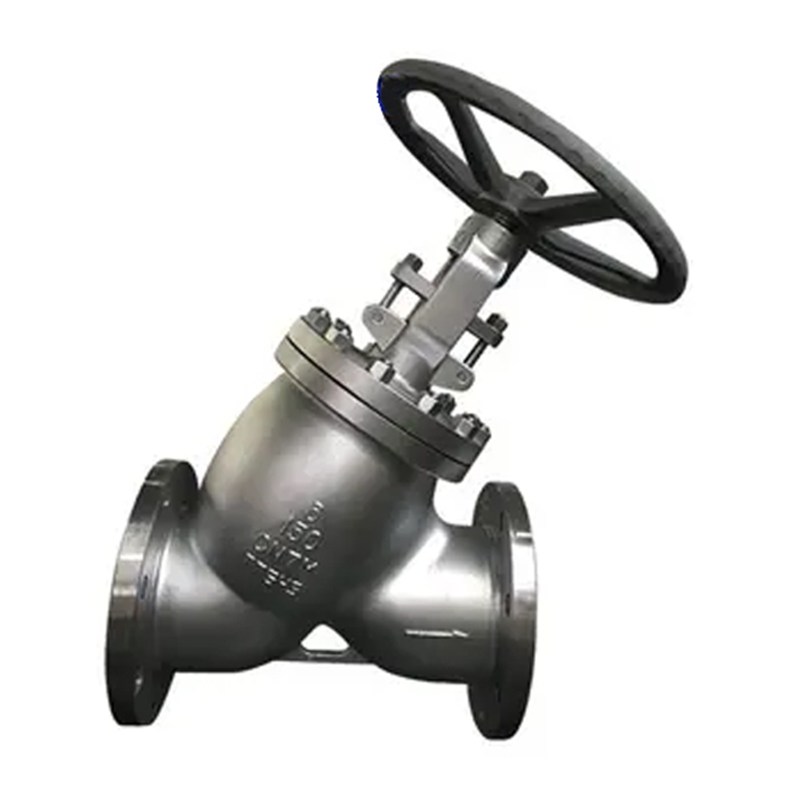 ASTM A351 CN7M Y Globe Valve, BS 1873, 6 Inch, CL150 LB, RF