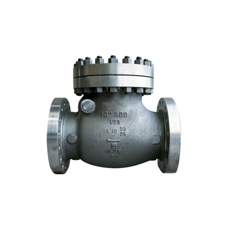 ASTM A494 CW6MC Swing Check Valve, API 6D, 10 IN, CL600, RF