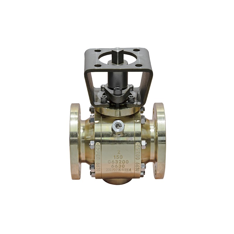ASTM B150 C63200 Trunnion Ball Valve, API 6D, 2 Inch, CL150