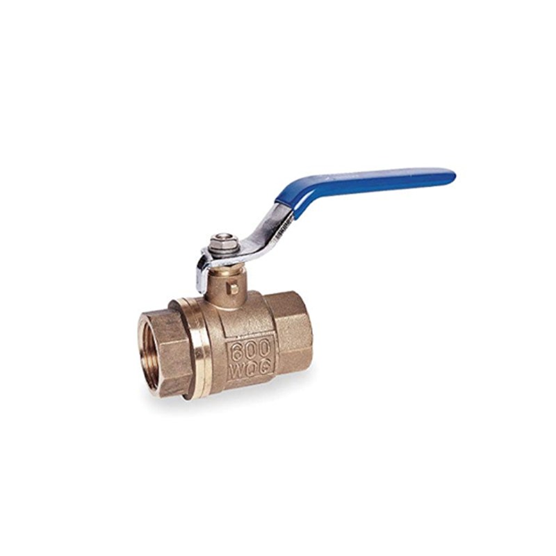 ASTM B62 C83600 Ball Valve, API 608, 2 PC, DN25, PN40, 600WOG, NPT