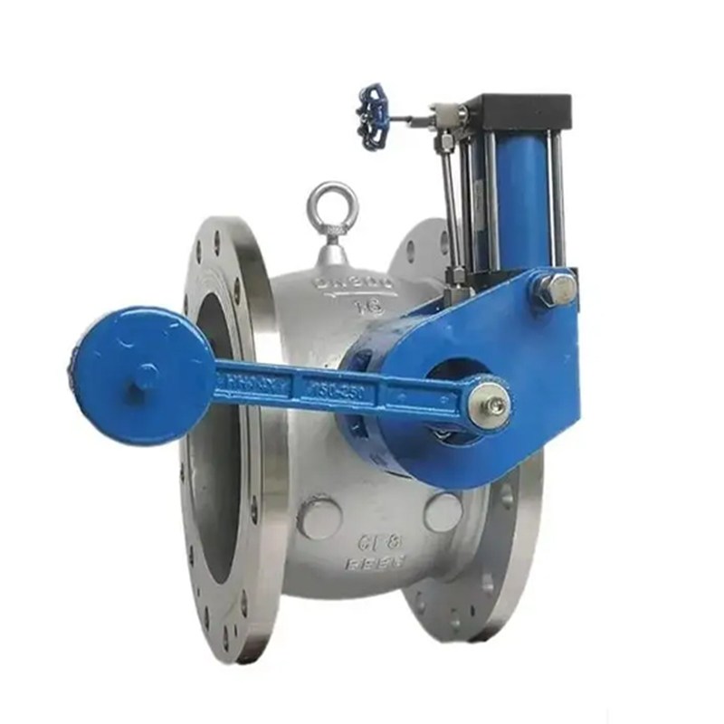 Butterfly Buffer Check Valve, ASTM A351 CF8, DN300, PN16, RF