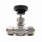 Card Sleeve Needle Valve, 3000 PSI, SS 316, NPT Threaded