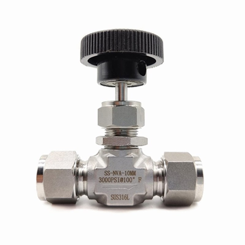 Card Sleeve Needle Valve, 3000 PSI, SS 316, NPT Threaded