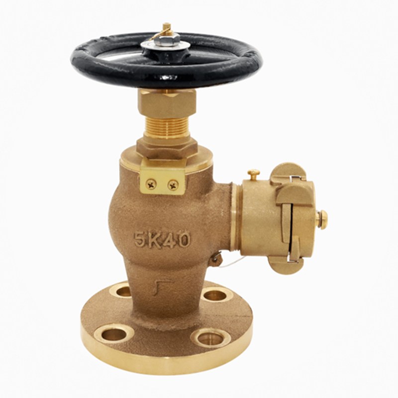 Cast Bronze Angle Globe Valve, JIS F7334, BC6, 40A, 10K, FF