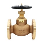 Cast Bronze BC6 Globe Valve, JIS 7301, 40A, 5K, 1-1/2 IN, FF