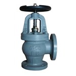 Cast Iron Angle Globe Valve, JIS F7306, FC200, 65A, 5K, 2 IN