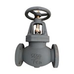 Cast Iron FC200 Globe Valve, JIS F7305, 50A, 5K, 2 IN, FF