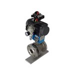 Customizable Pneumatic Flange Ball Valve with Limit Switch & Actuator